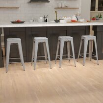 Aluminum Backless Bar Stools | Wayfair